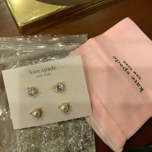 Kate Spade Rise and Shine 2 pairs of earrings